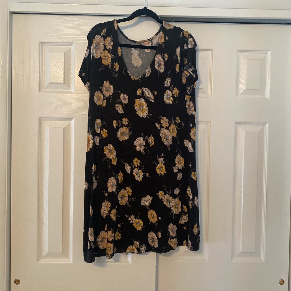 oversized flowy sun dress